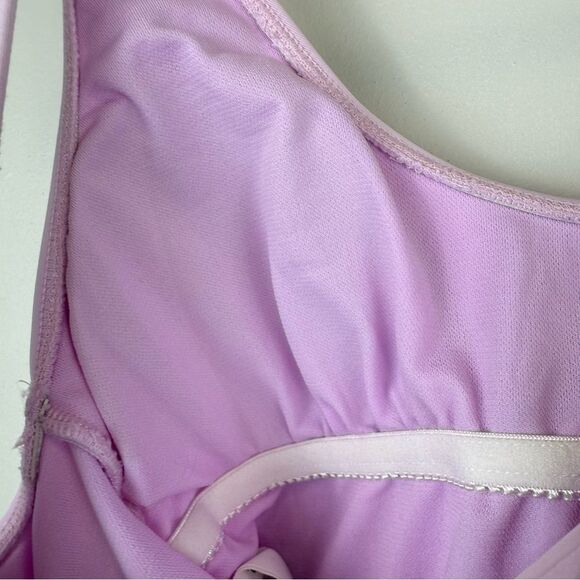 The Bikini Lab Purple Resting Beach Face Onepiece Swimsuit Women's Size Medium - Picture 4 of 9